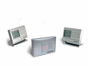 poza Termostat Computherm Q8 RF ambiental fara fir wireless cu doua termostate programabile individual