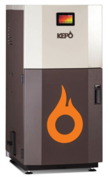 poza Cazan compact pe peleti gata de instalare, KEPO, 25 kW, curatare automata a arzatorului